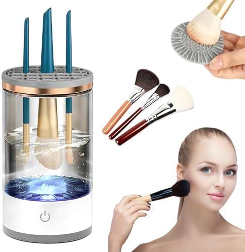 Electric Makeup Brush Cleaner - Automatic Spinning Makeup Brush Cleaner,Multi-Use Cosmetic Brush Cleanerfor All Size Makeup Brushes