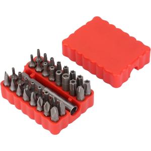 33 Piece Screwdriver Bit Set with Bit Extension Holder,Security Screwdriver Tool Kit with Hex and Special Batch Charging Drill Shaped, Metric Hex, Spanner