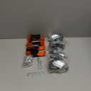 Ronlap Workbench Casters Wheels Kit 920 Lbs Capacity Retractable Casters Set of 4 Heavy Duty Side Mount 3" Lifting Caster Work Table Tool Bench Stepdown Castors Wheels Pack of 4 