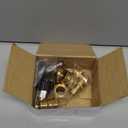 Twinkle Star Pressure Washer Adapter Set, Quick Disconnect Kit, M22 14 mm Quick Connect Swivel to 3/8'' Quick Connect Fittings, 3/4" to Quick Release (Brass)