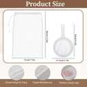 200 Mesh Nut Milk Bag 9 Pack - Reusable Fine Mesh Strainer for Cold Brew Coffee, Juicing, Almond Milk, Herbal Tea - Food Grade BPA-Free Nylon Strainers Fine Meshs Bags