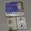 Epoxy Putty, Endhokn 10.5oz White Putty Stick Fix Leaks, Cracks and Fill Holes, Sculpting, Modeling, Epoxy Sculpt Clay for Metal, Ceramics, Plastic, Wood, Tile, Concrete 300g