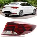 Tail Light Assembly Compatible With 2019-2020 Hyundai Elantra Tail Lamp Right Passenger Side Replacement 92402F2510 HY2805164 11916300