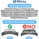 5304513574 Dryer Lint Filter Screen Replacement Filter Trap Compatible with Electrolux and Frigidaire EFME627UIW2 EFME427UIW2 ELFE763CBW0 ELFE763CBT0 EFMC627UIW0 EFME527UIW1 EFME627UIW0 Dryer