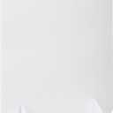 PATIKIL Desk Dividers 24" x 24", 1 Pack Desk Privacy Panel Freestanding Noise Reducing Partition Acoustic Panel with 2Pcs Support Feet for Testing Office Home Library, Pure White Style A