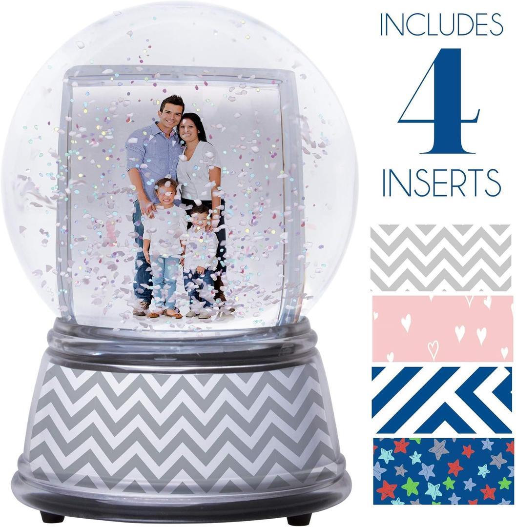 Neil Enterprises Inc. Create Your Own Photo Snow Globe
