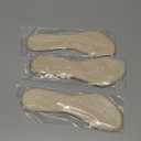 High Heel Cushion Inserts for Women - (3 Pairs) Welnove 3/ 4 Invisible Insoles Prevent Feet from Sliding Forward - Shock Absorption - Comfort Shoe Pads for High Heels Sandals Flats, Beige, Size L