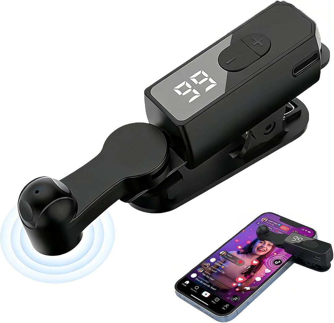 Auto Clicker Tapper for Tiktok iPhone iPad Android Smartphone, Rechargeable Cordless 107 Adjustable Speed, Auto Screen Tapper for Live Stream Likes, Games, Repetitive Task, Purchases