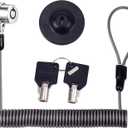I3C Laptop Cable Lock Hardware Security Cable Lock, Anti Theft Retractable Lock for Tablet Laptop All Other Notebooks and Tablets 2 Keys (1 Pack)