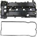 MITZONE Engine Valve Cover Compatible with 2012-2018 Ford Edge Escape Explorer Focus Fusion Taurus Lincoln Mkc 2.0L 2.3L Replace CJ5E6K271BG CJ5Z6582A