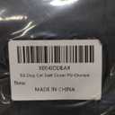 Dog Car Seat Cover for Back Seat, Hard Bottom Back Seat Extender for Dogs, Waterproof Dog Hammock for Truck Support to 400lbs, Car Seat Protector for Cars, Trucks, SUV, Jeep (Universal-PU-Orange)