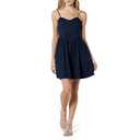 The Drop Women's Perla Shaped Waist Mini Dress Peacoat Navy, 3X, Plus Size