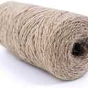 ABF 250 Feet Natural Jute Twine, Pack of 2, Brown, 40 Line Weight, 500 Feet per Pack