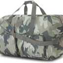 Lucky Travel Duffel Bags 115L, Gym Bag, Travel Bag & Large Duffle Bag for Men, Foldable Overnight Weekender Bags for Women & Men with Adjustable Shoulder Strap, Camo