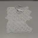 WLHOPE Faith Over Fear Neon Sign Bible Verses Neon Signs for Wall Decor Christian Led Lights Religious Light Up Church Prayer Room Home Bedroom Club Party Christian Gifts