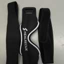 Patellar Tendon Support Strap, Silicone Patella Knee Strap, Non-Slip Patella Band Knee Brace for Jumpers Knee, Tendonitis, Basketball, Volleyball - Black 1 Pack