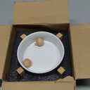 Petygooing White Raised/Elevated 15Slanted Ceramic Dog Bowl for Small Breeds,Tilted Anti Slip Pet Feeding Bowl,Food Water Dish with Stand for Cats and Small Dogs Puppy 13.5 OZ (5.1In / 1.7 Cups)