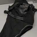 Lelepet Dog Coat 3 in 1 Waterproof Dog Winter Jacket with Harness Built in Windproof Snow Jakcet with Detachable Fleece Sweater Lining Reflective Thermal Cold Weather Coats for Small Medium Large Dogs (Black)