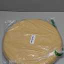 Sigmat Memory Foam Seat Cushion Anti-Slip Soft Round Stool Cushion Chair Pad 15 Inch Camel