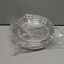 LAMU 2 Pack 2 Tier Lazy Susan Turntable Organizer 9.25'' Rotating Spice Rack Organization for Cabinet, Kitchen, Pantry, Countertop, Bathroom, Vanity, Medicine Cabinet Organizer, Clear