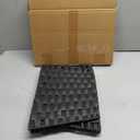 Christmas Tree Collar, Artificial Rattan Wicker Christmas Stand Tree Collar Xmas Basket Base Cover Xmas Trees Skirt Decorations(Black)