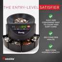 Cassida C100 Electronic Coin Sorter/Counter, Countable coins 1, 5, 10, 25, 250 coins/min, 110 VAC