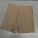Seamless Shaping Boyshorts Panties for Women Tummy Control Shapewear Under Dress Slip Shorts Underwear (Long Beige, S)
