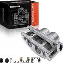 A-Premium Front Disc Brake Caliper Assembly with Bracket Compatible with Select Buick, Chevy, Isuzu, Saab and GMC Models - Enclave, Rainier, Trailblazer (EXT), Traverse, Envoy, 9-7x, Outlook, Ascender