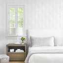 Safiyya Peel and Stick Wallpaper Boho Contact Paper 17.3"x393" Light Grey Geometric Modern Wall Paper Self Adhesive Removable Wallpaper for Bedroom Vinyl Rolls