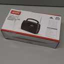 GPX R633B Portable Shortwave AM/FM Clock Radio (Black)