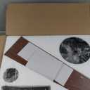 Fanbulous Farmhouse Ceiling Fans with Light, 48 Inch Bedroom Ceiling Fan with Lights, 6-Speed Adjustable, Quiet and Reversible DC Motor, Dual Finish 5 Blades, Rustic Caged Ceiling Fan for Living Room (Black and Walnut)