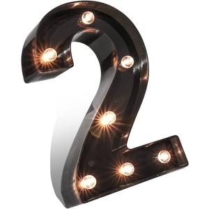 Led Letters Numbers Lights 26 Alphabet & Arabic Numerals 0-9 Black Decorative Marquee Lamps for Events Wedding Party Birthday Home Bar Decorative -2