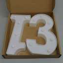 13th Birthday Decorations for Girls Boys,13th Birthday Party Decorations for Centerpieces Table,Light Up Numbers 13 Sign for Party Backdrop Wall Decor for 13 Wedding Anniversary Decoration