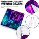 BVBOX Blacklight Tapestry,WingTapestry Glow In The Dark,UV Reactive Black Light Upright Posters Wall Hanging for Bedroom Dorm Living Room Backdrop Decor (wing13, 90L x 70W)