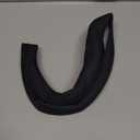 Ouzorp Car Steering Wheel Cover, Microfiber Leather Steering Wheel Covers with Anti-Slip Lining, Universal,Black,Medium(Standard) Size[14.5"-15"]