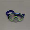 Aegend Kids Swim Goggles Snorkel Diving Mask for Kids Youth 3-15, Knitted Fabric Strap, Anti-Fog 180 Clear View (1 Pack-deep Blue White)