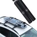 Ho Stevie! Surfboard/SUP Aero Roof Rack Pads (Set of 2 Pads, 28" or 17") for Cars with Crossbars (28")