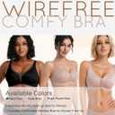 Comfy Wireless Push Up Bra No Underwire Bras for Women, No Wire Everyday Bras Seamless Supportive Bra Women's Bras (XL)