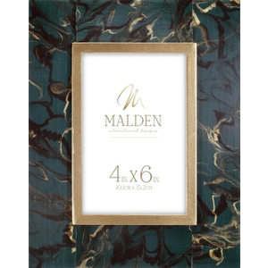 Malden Agate Green Gold 4" X 6" Photo Frame