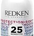 Redken One United All-In-One Leave In Conditioner - Multi-Benefit Leave In Treatment For All Hair Types, Heat Protectant and Detangler Spray, Paraben-Free