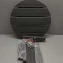 LZRS Round Adirondack Patio Side Table End Table, Outdoor Side Tables for Patio, Backyard,Pool, Indoor Companion, Easy Maintenance & Weather Resistant(Grey)