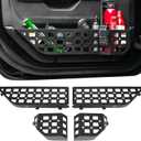 MAIKER OFF ROAD Front Door Organizer Tray Storage Box Side Insert for Jeep Wrangler JL JLU 4XE 2018-2025 & Gladiator JT 2020-2025 Accessories