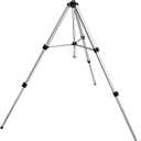 Impact Sprinkler Head on Tripod Base, Heavy Duty Lawn Sprinklers, 360 Degree Large Area Irrigation, Metal Sprinkler Nozzle with Solid Alloy Metal Extension Legs (50in)
