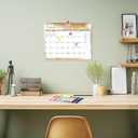 2 x Calendar 2025-2026, 18 Months Wall Calendar July 2025 to Dec 2026 Calendar with Julian Dates, 11" X 8.5" (Water Ink)