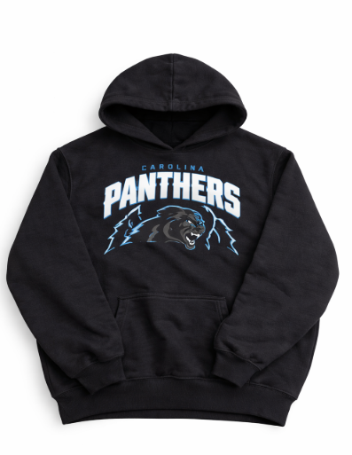 Vintage Panthers Carolina American Football Hoodie, M