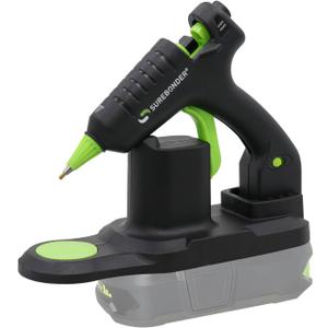 Surebonder Cordless 18V Ryobi Type Battery Powered High-Temperature Mini Hot Glue Gun - Detail Tip - 20 Watt - Battery and Charger NOT Included