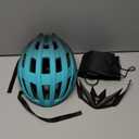 Adult Bike Helmets, Adjustable Mens Womens Bicycle Helmet, Lightweight Road Mountain Cycling Safety Sports Helmets with Detachable Visor (L:58-62cm/22.8''-24.4'', Mint-green)