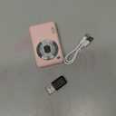 Digital Camera with 32GB Card,48MP Compact Portable Small Point Shoot Camera,FHD 1080P Point and Shoot Digital Cameras with 16X Zoom,for Boys Girls Teens Gifts (Pink)