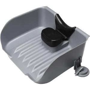 Portable Shampoo Basin Hair Wash - Kaleurrier Hair Washing Station Shampoo Tray for use at Home for Sink Bathtub - Tear-free Rinser for Baby Toddler Kids Elderly Bedridden Disabled Patient(Grey) (Gray)