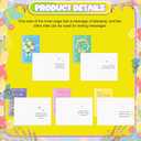 Motiskyy 50 Pack Spring Cards with Envelopes and Stickers, 4x6 inch Spring Bunny Egg Floral Greeting Cards Bulk, 5 Assorted Designs Blank Notecards for Classroom Exchange, Springs Wishes